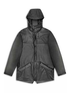 RAINS Unisex Waterproof Jacket W3 - Light Gray ("Mist")